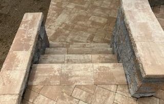 stone paver stairs